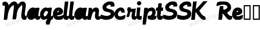 MagellanScriptSSK Re字体转换